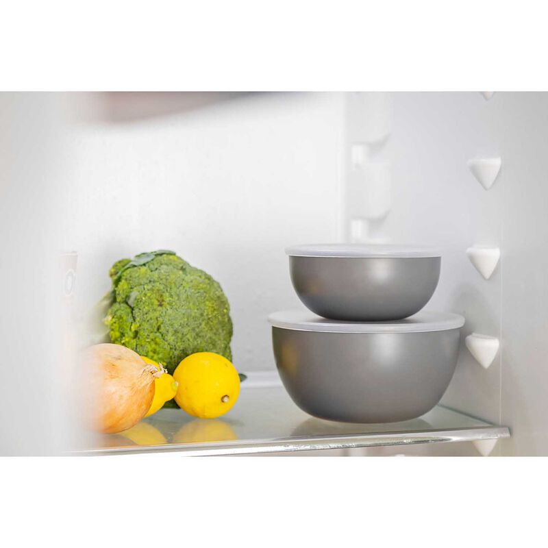 KitchenAid Meal Prep Bowls With Lids Set Of Four Charcoal Grey image number 3